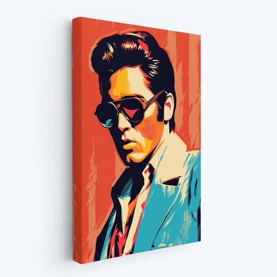 Colorful pop art of Elvis Presley II