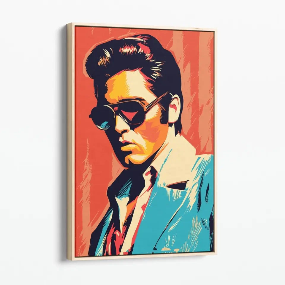 Colorful pop art of Elvis Presley II