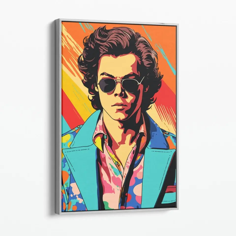 Colorful pop art of Harry Styles I