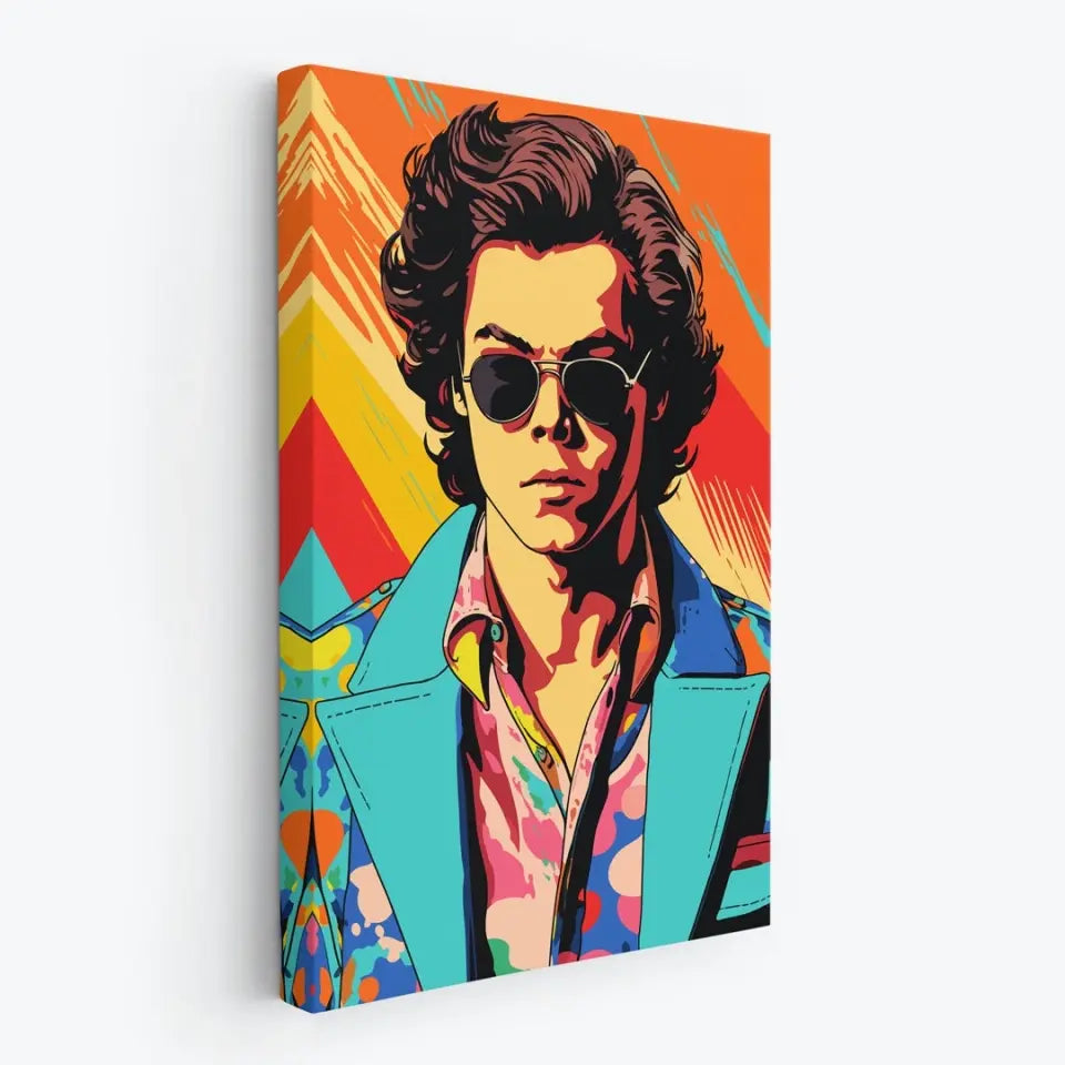 Colorful pop art of Harry Styles I