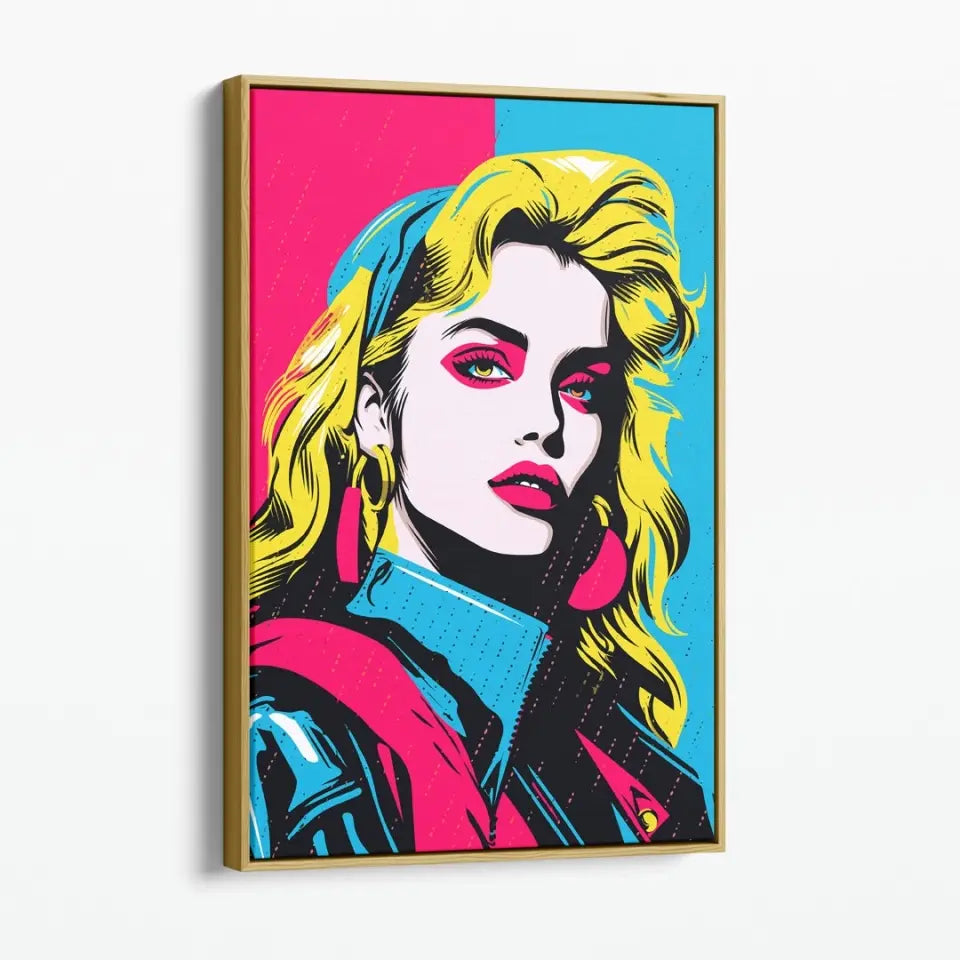 Colorful pop art of Madonna