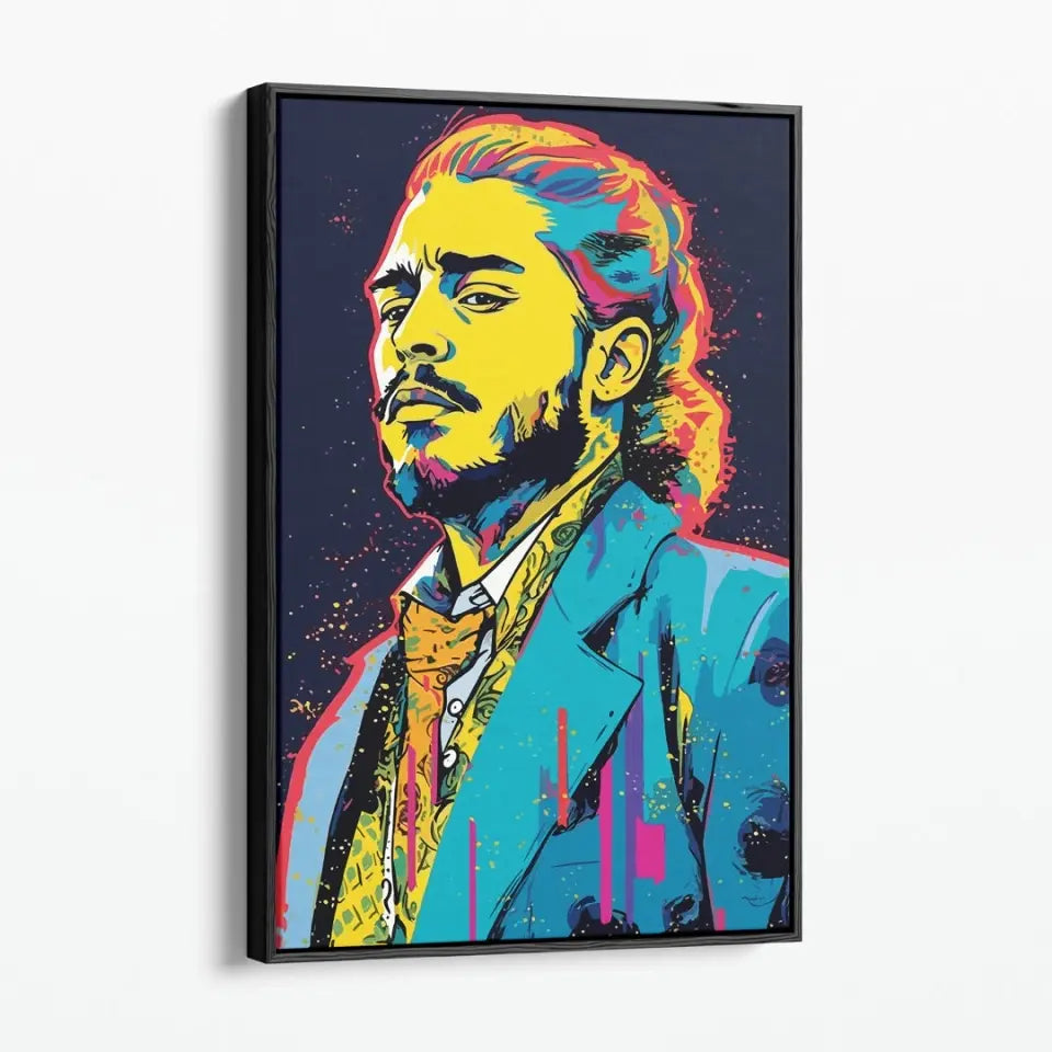 Colorful pop art of Post Malone II