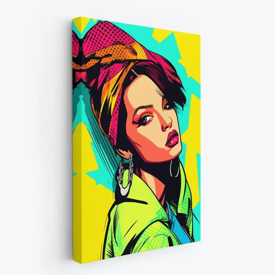 Colorful pop art of Rihanna II