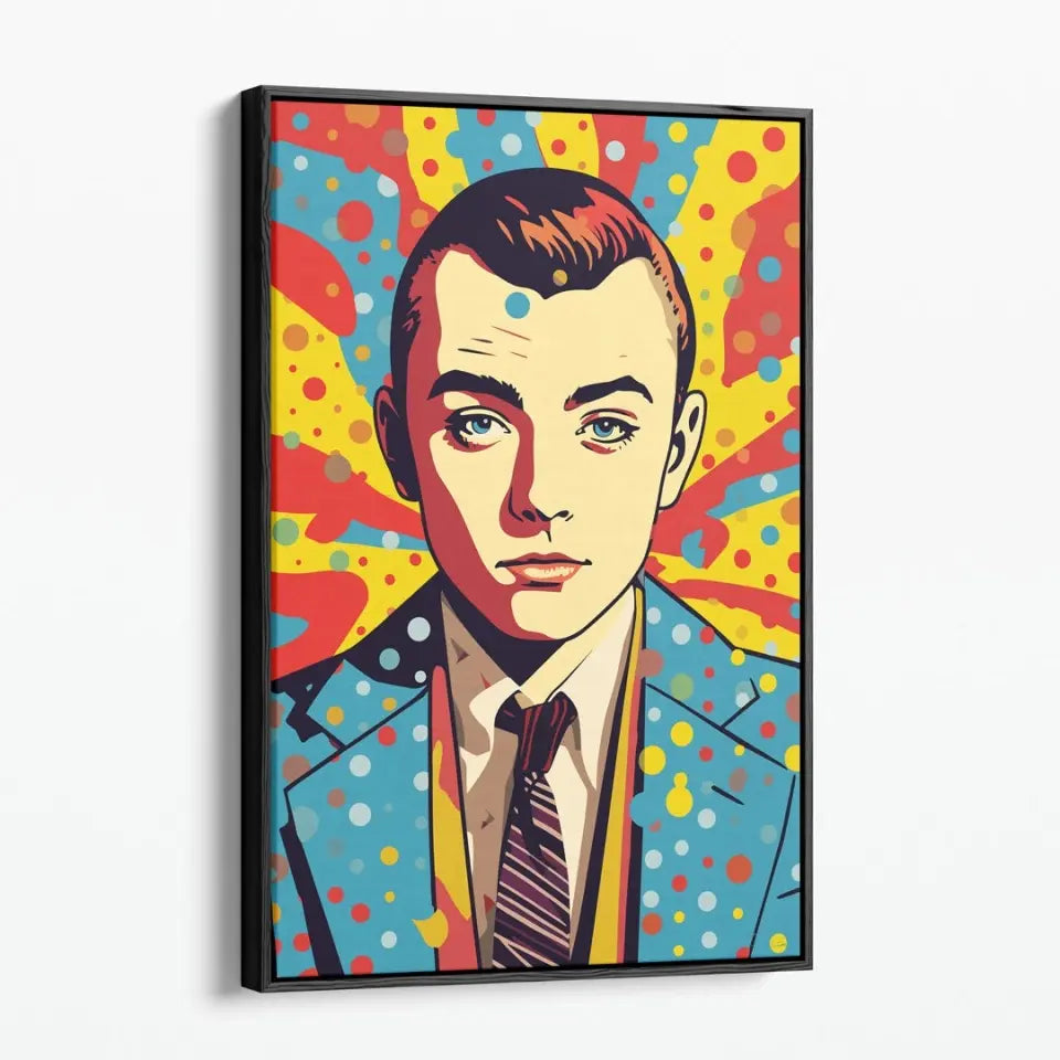 Colorful pop art of Sam Smith