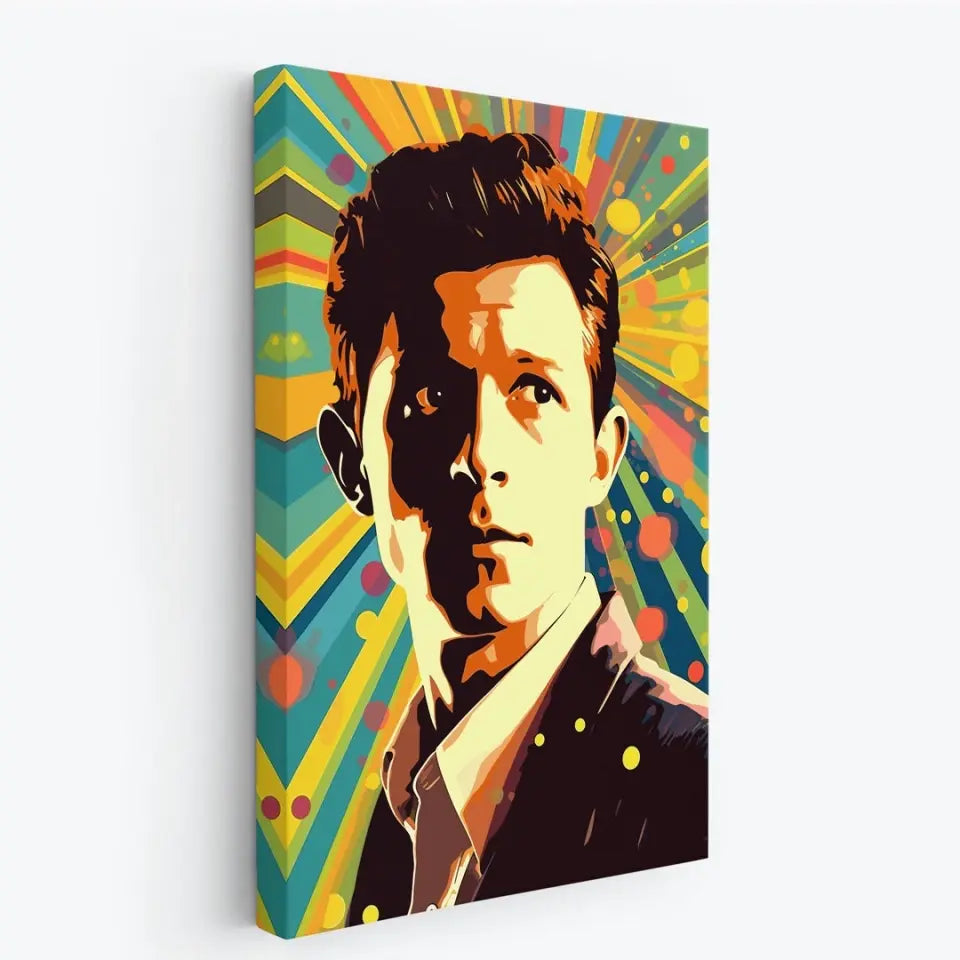 Colorful pop art of Tom Holland II