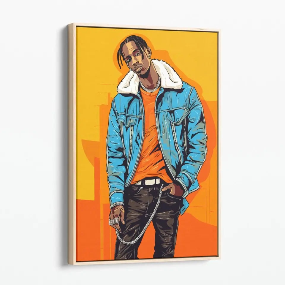 Colorful pop art of Travis Scott II