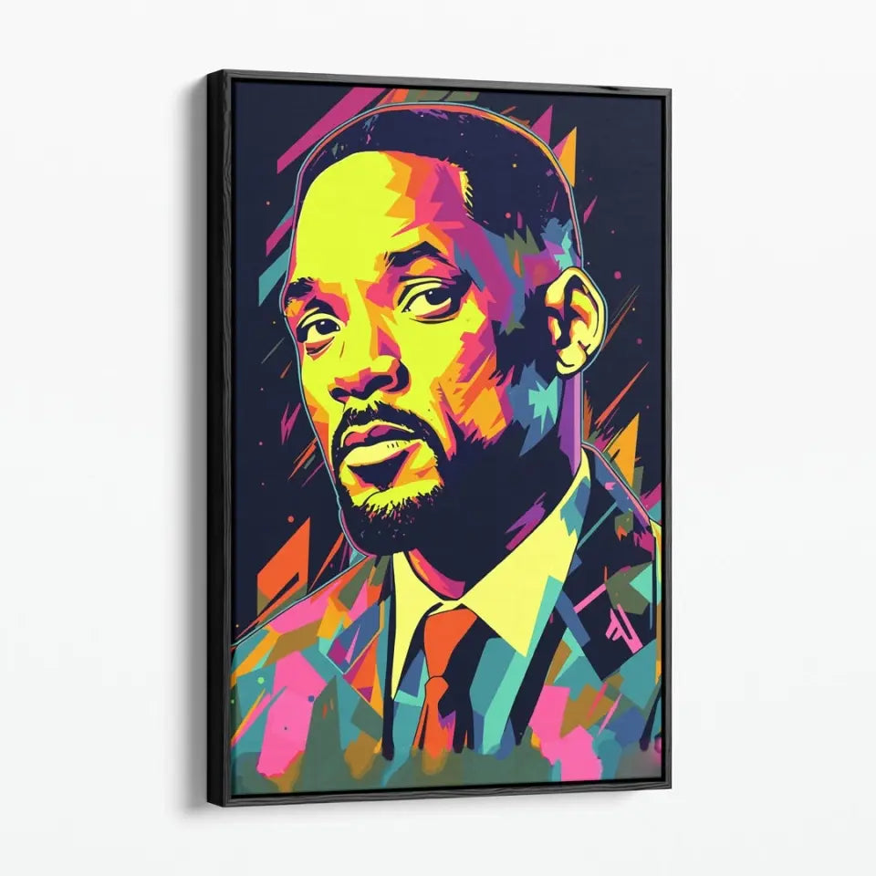 Colorful pop art of Will Smith I