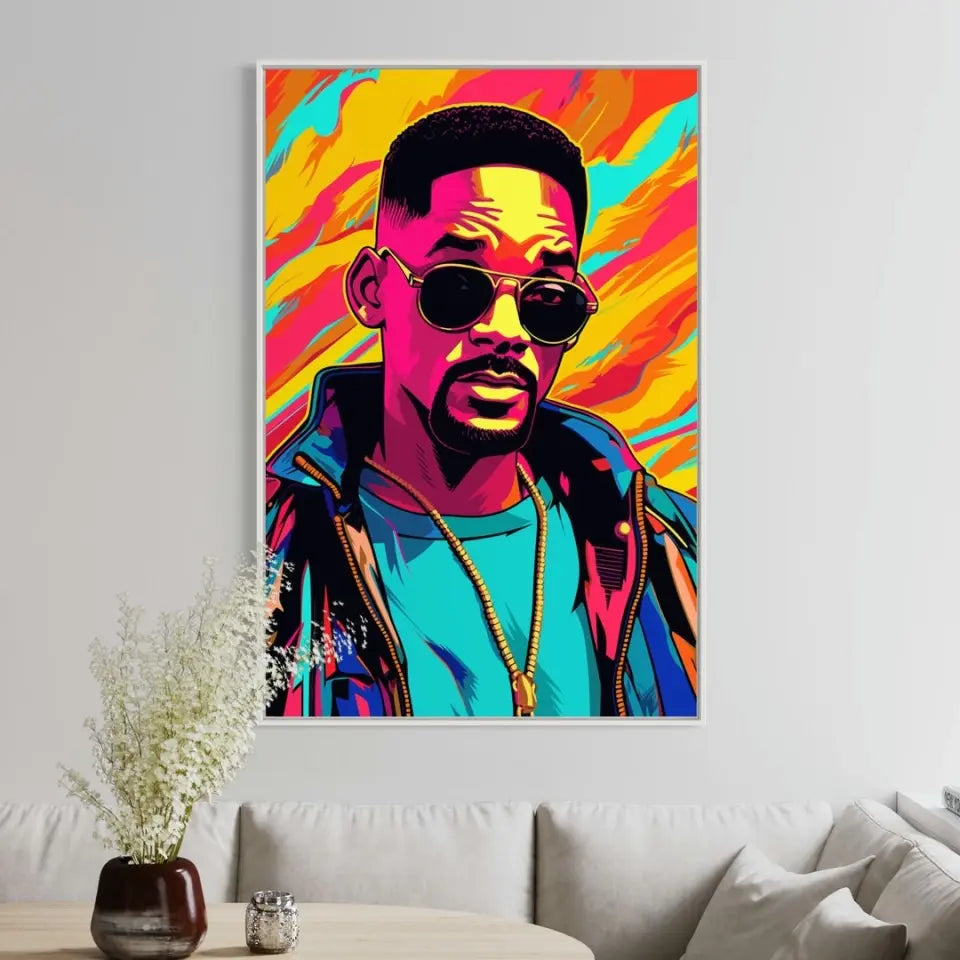 Colorful pop art of Will Smith II