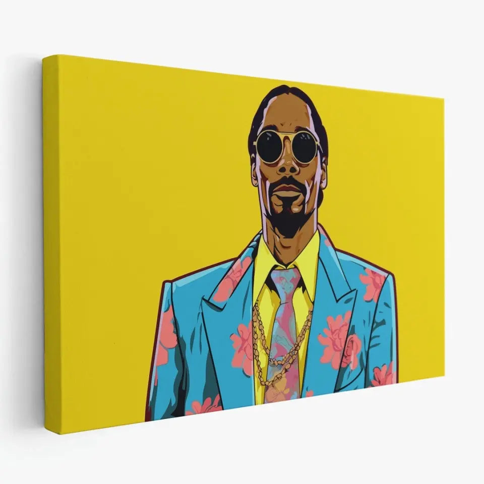 Colorful pop art of Snoop Dogg II