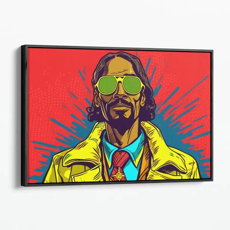 Colorful pop art of Snoop Dogg I