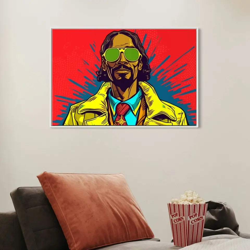 Colorful pop art of Snoop Dogg I
