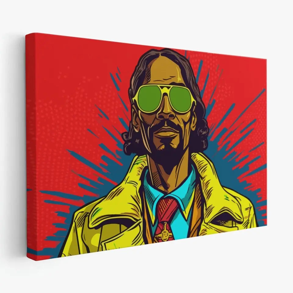 Colorful pop art of Snoop Dogg I