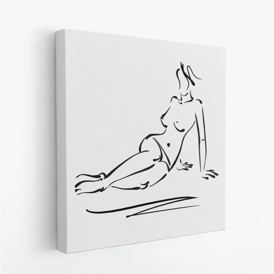 Nude sexy girl on the floor #N12