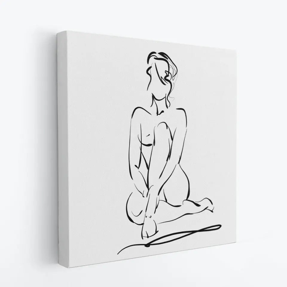 Nude sexy girl on the floor #N07