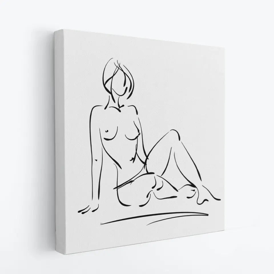 Nude sexy girl on the floor #N05