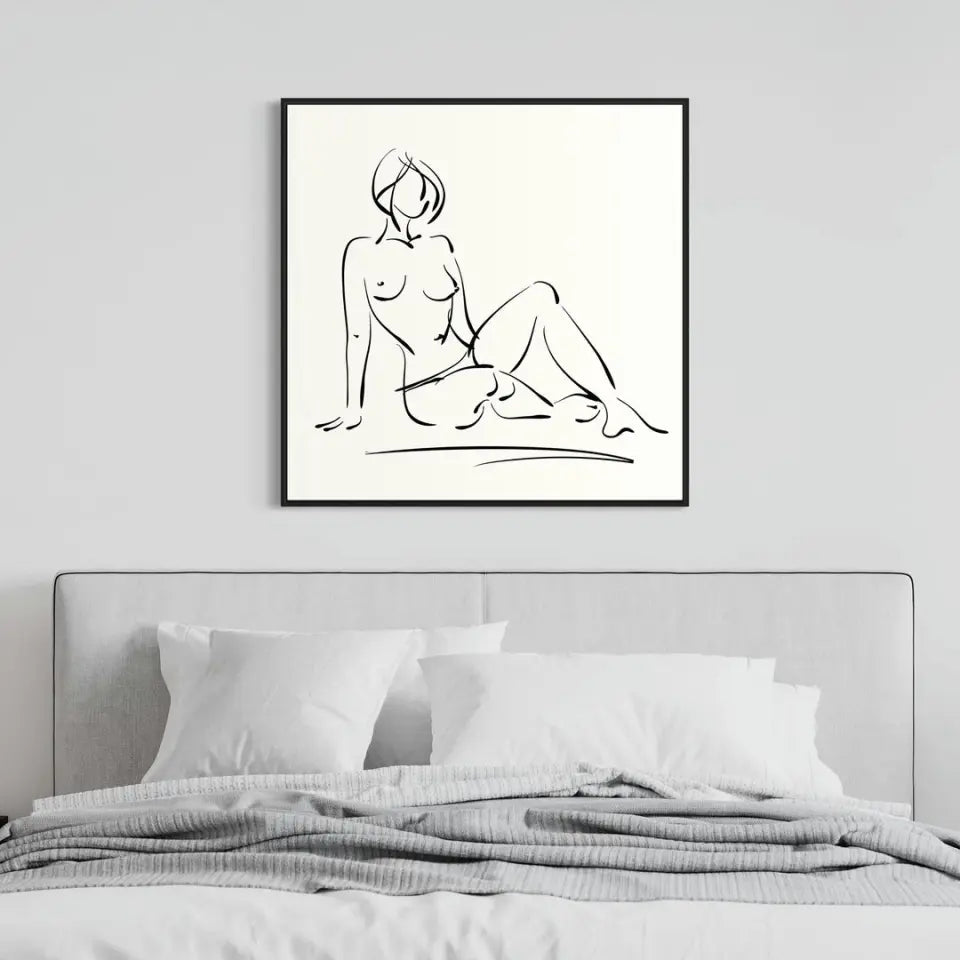 Nude sexy girl on the floor #N05