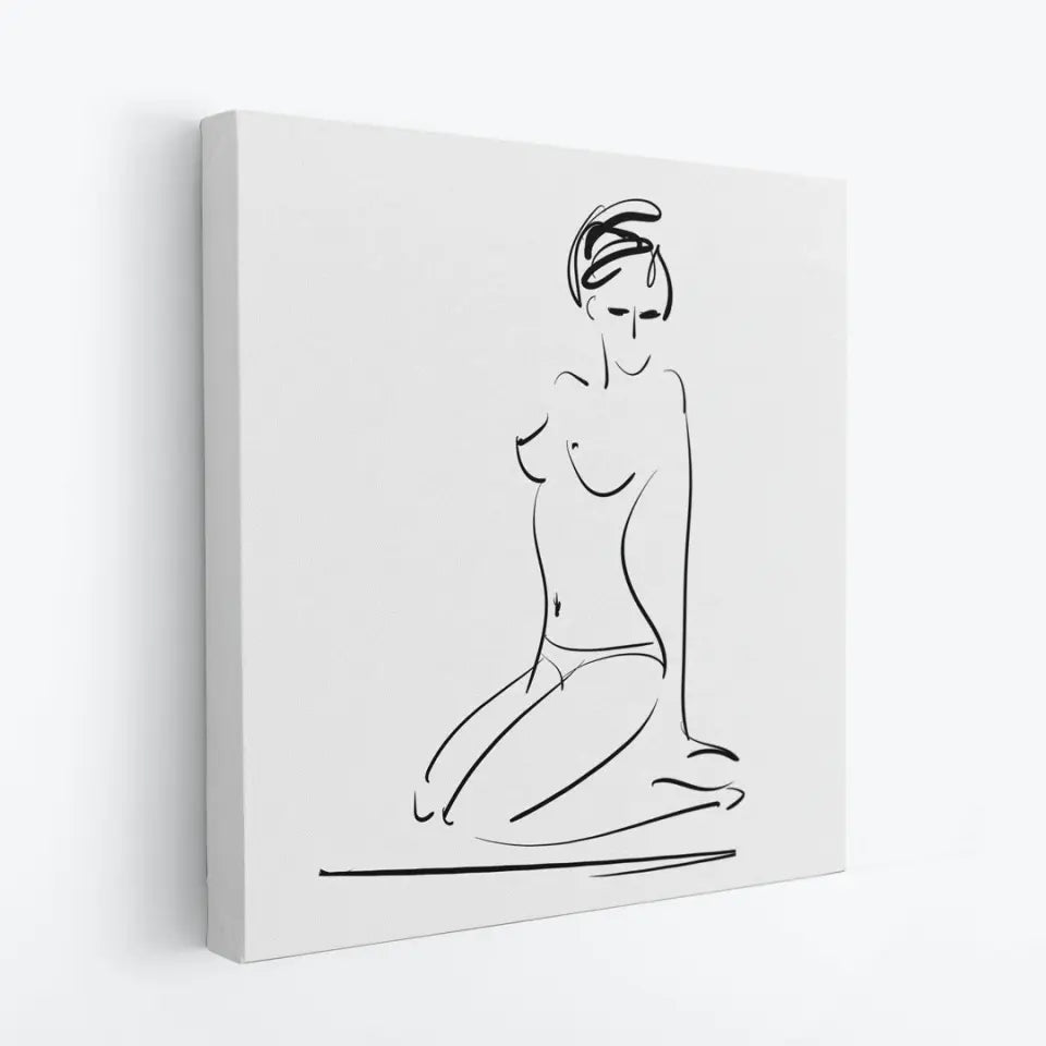 Nude sexy girl on the floor #N22