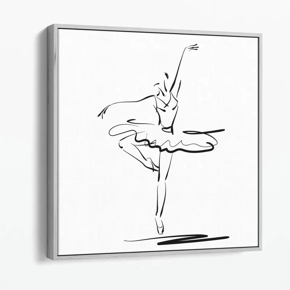 Ballerina in a classical dance pose #B03